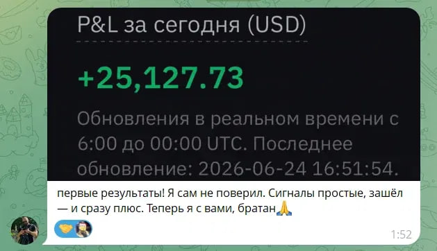 Отзыв — P&L +25127